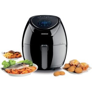 2 (2) Kenwood Friteuse À Air Numérique Kenwood Khealthyfry, 1,7 Kg, 1500 W, Noir