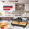 Clatronic Gaufrier Wa 3606 - Argent