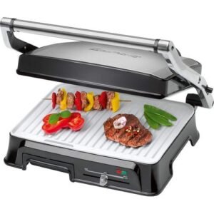 Clatronic Multi Grill Barbecue Panini KG 3571 2000 W Noir/Argent