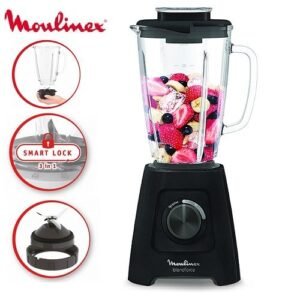 Blender Mixeur Bol en Verre  Blendforce Glass -LM43P810- Noir