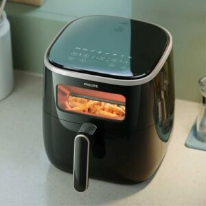 Philips Friteuse sans huile Airfryer HD9257/80 Noire PHILIPS XL DIGITAL 5.6L - 1700W