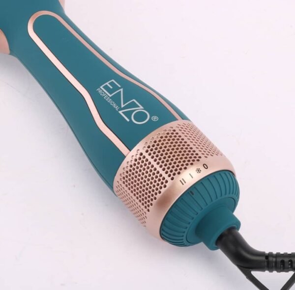 Brosse soufflante ENZO One-Step Pro Blowout Styler 24K GOLD avec huile de MOLUOGEY pour cheveux