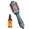 Brosse soufflante ENZO One-Step Pro Blowout Styler 24K GOLD avec huile de MOLUOGEY pour cheveux