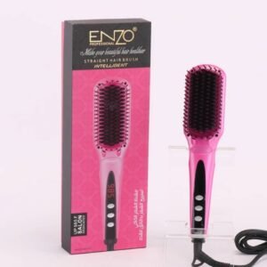 Brosse lissante ENZO Straight Hair Brush INTELLIGENT EN-4101 rose foncé