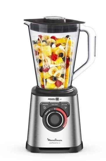 3016661156724 (3) Moulinex Perfect Mix + Blender haute vitesse, 1200 W, Bol verre 2L