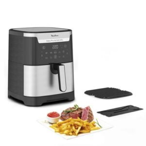 1 (20) Friteuse sans huile Moulinex Easy Fry & Grill XXL : Doublez le plaisir, divisez les calories !