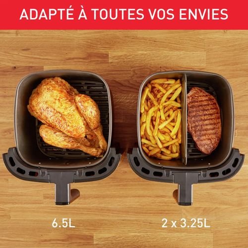 6 Friteuse sans huile Moulinex Easy Fry & Grill XXL : Doublez le plaisir, divisez les calories !