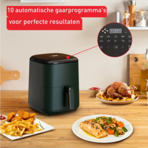 Friteuse sans huile EASY FRY MAX EY245310 5 l, vert, Tefal