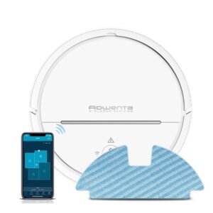 Rowenta Aspirateur Robot X-Plorer Serie 80 Laveur Autonomie 1H30 Wifi Rr7747Wh_ Blanc