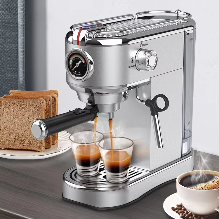 Quality touch screen 19 bar espresso coffee maker machine semi automatic professional 1l water tank