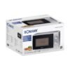 Micro-ondes avec gril 20L 1150W Bomann MWG 6015 CB Argent