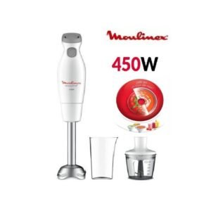 Moulinex Mixeur Plongeant Easychef 450W Blanc 3 IN 1 DD452110