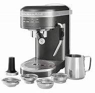 th Machine Café Expresso KITCHENAID Artisan 5KES6503EMS-15 BARS-GRIS / Silver