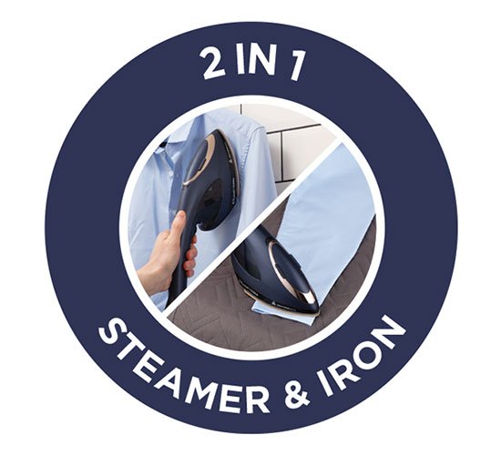 Défroisseur et Fer à Repasser Steam Genie 2 en 1 (1700W)