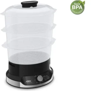 48Seb Cuiseur vapeur 3 paniers 800w vc204800 9 details