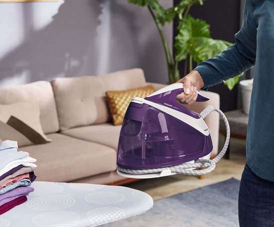 Centrale Vapeur PHILIPS PerfectCare Compact Plus- 2400W-6,5 Bars-1,5 L-Violet-GC7933
