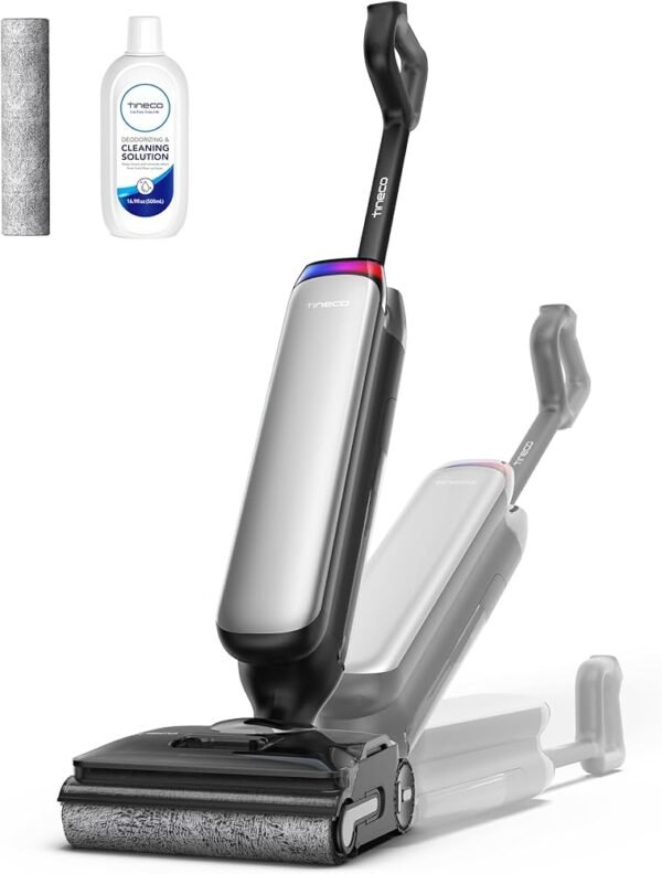 Tineco Floor One S9 Aspirateur avec solution de nettoyage.