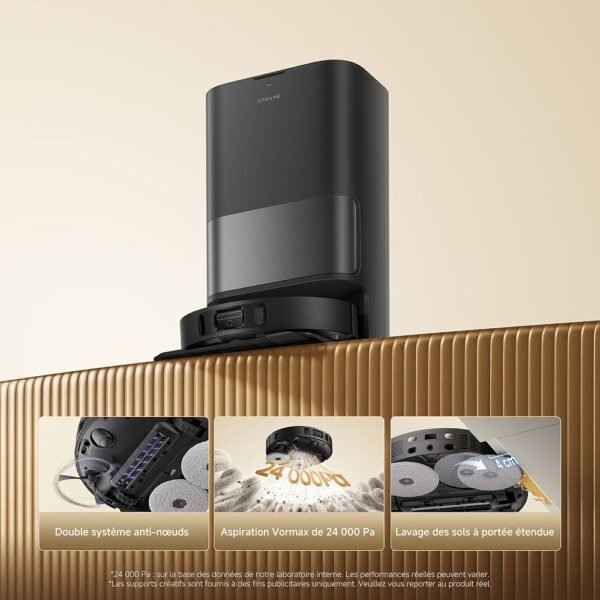 Aspirateur Robot Laveur Dreame L40 Ultra AE (Kit Noir)