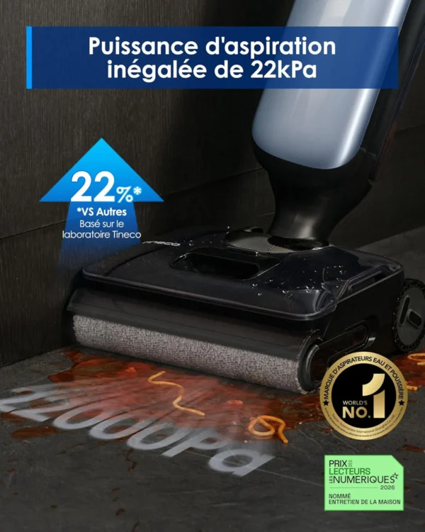 Tineco Floor One S9 Artist Aspirateur Laveur Design Élégant