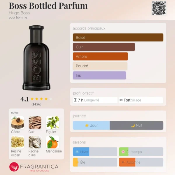 Boss Bottled Parfum fiche Algerie