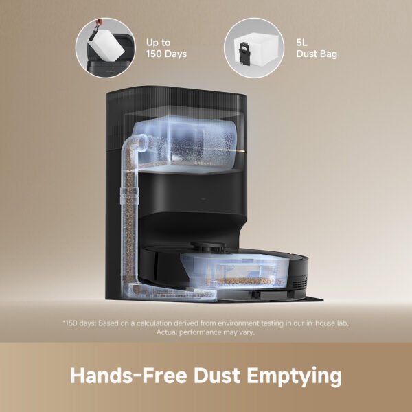Dreame D20 Pro Plus Robot Aspirateur Laveur, DuoBrush pour Poils Animaux