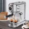 Quality Touch Screen 19 Bar Espresso Coffee Maker Machine Semi automatic Professional 1l Water Tank