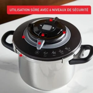 Seb Cocotte Minute Clipso CHEF 4.5L Induction Inox 5