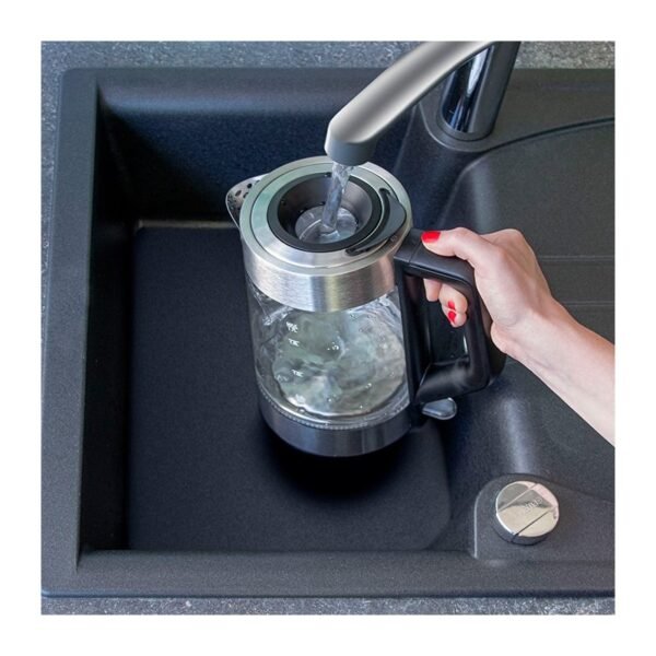 Bouilloire electrique verre inox 17l 2200w proficook pc wks 1190 g (6)
