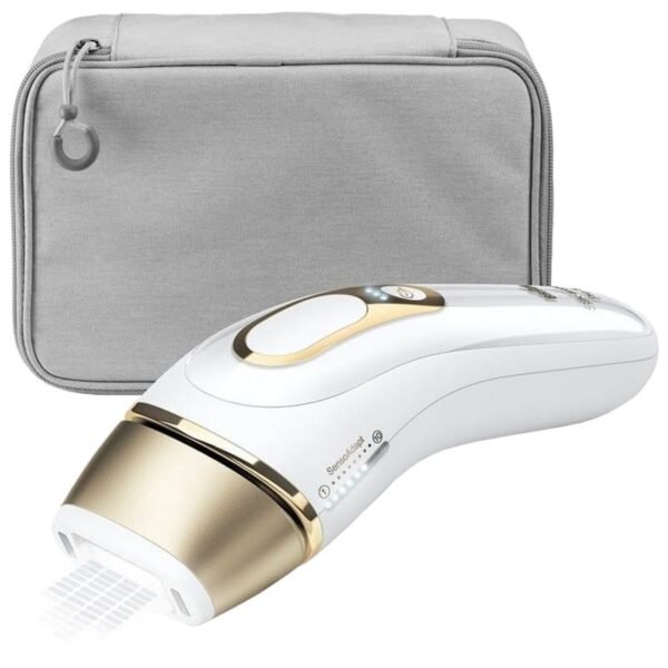 Braun Silk-expert Pro 5 PL5014 Épilateur IPL Lumière Pulsée Blanc/Or