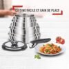 ly4 SEB Batterie De Cuisine 10 Pièces Inox Tous Feux Dont Induction Compact - L953sa04