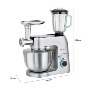 Robot petrin multifonctions 3en1 65l 1500w proficook pc km